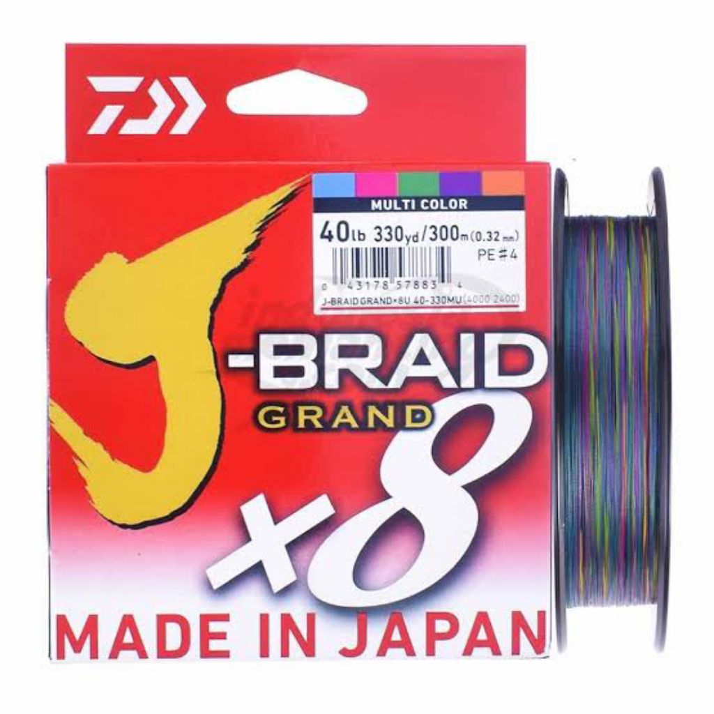 PE Daiwa J Braid Grand X8 150M & 300M