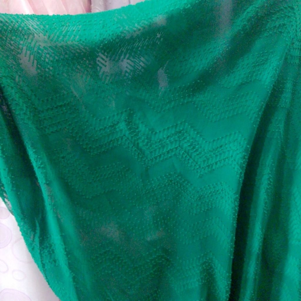 Kain Sifon Uragiri Motif Timbul Zig Zag - (KYT) - Kain Sifon Motif Timbul - Kain Sifon Motif - Kain 