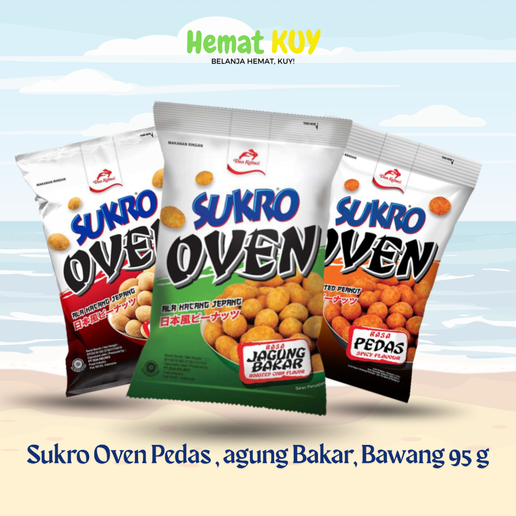 

Dua Kelinci Sukro Kacang Oven 95gr – Varian Bawang, Pedas, Jagung Bakar