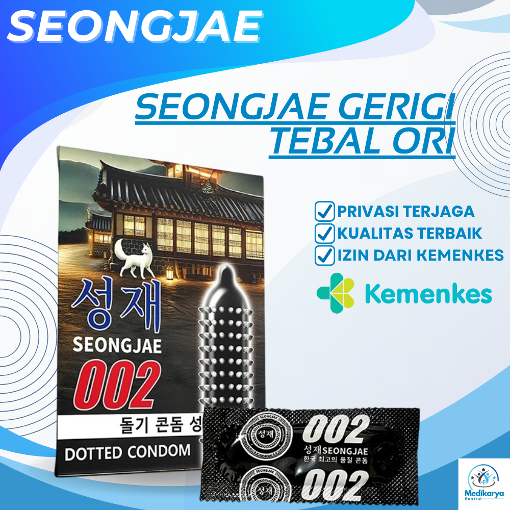 Kondom 002 Bergerigi Tebal ORI Premium
