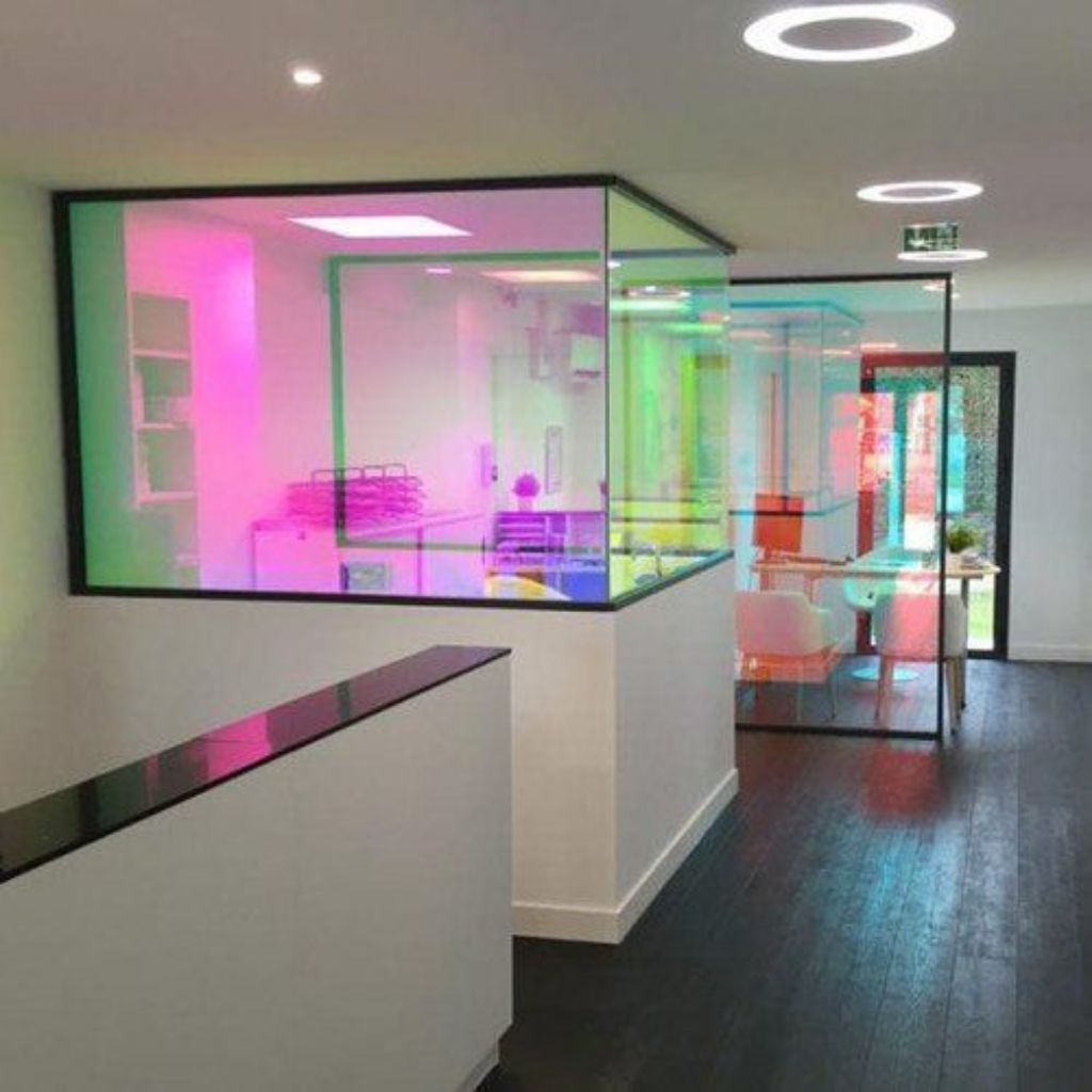 Kaca Film Raibow Kaca Film Hologram Pelangi Untuk Mobil Dan Rumah