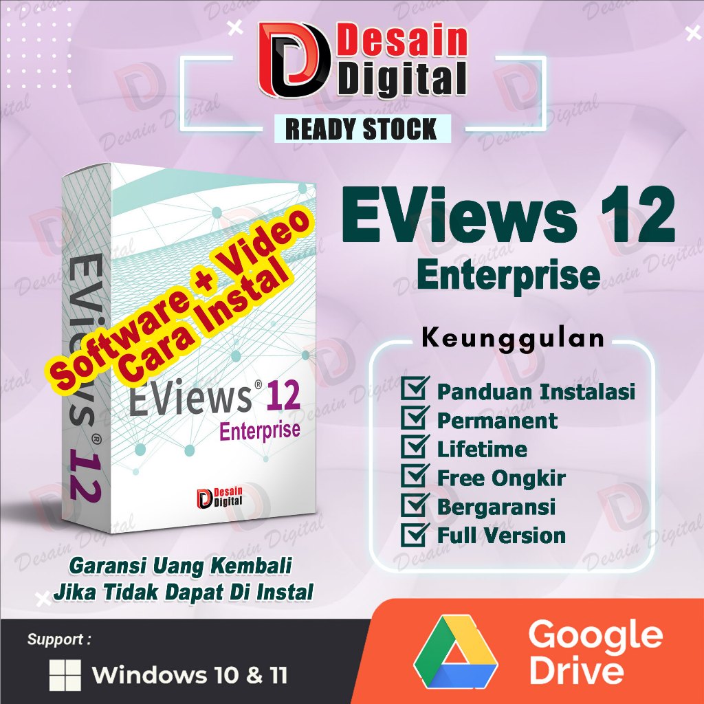 Software Window - EViews 12 Enterprise Full Version - Lifetime