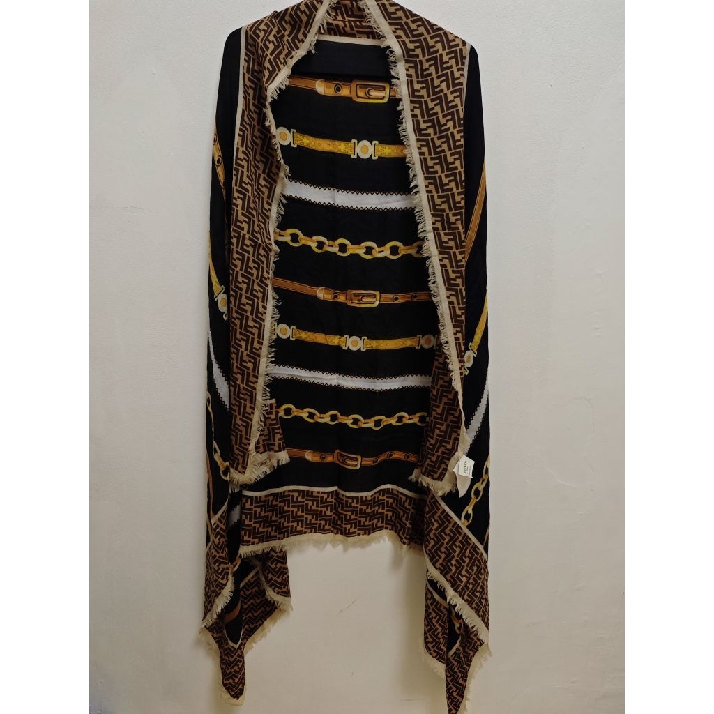 FENDI Shall / scarf / syall selendang 100x180