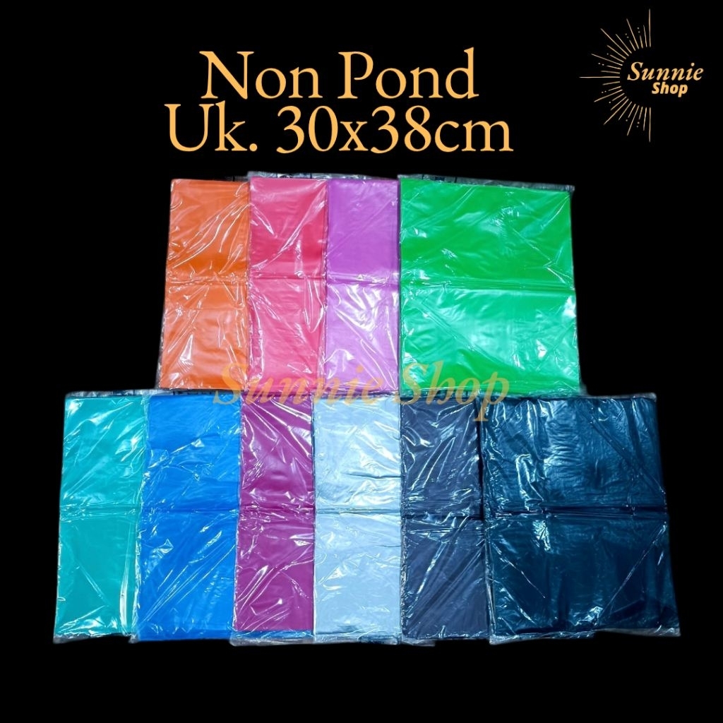

Plastik Packing Non Pond ukuran 30x38cm merk King Seven / Kantong Packing Online Shop warna warni / kantong plastik tanpa gagang