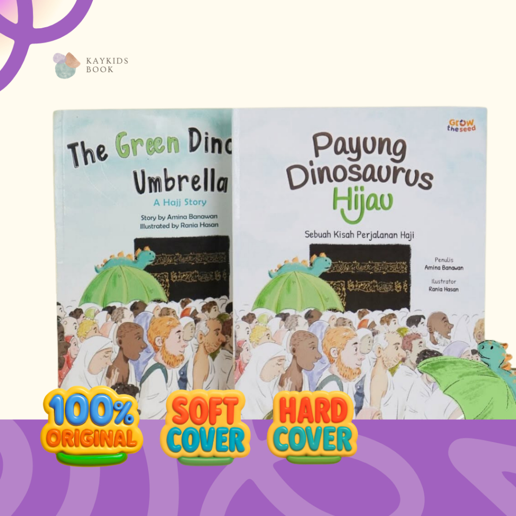 [Grow The Seed] READY - Buku Payung Dinosaurus Hijau by Grow The Seed