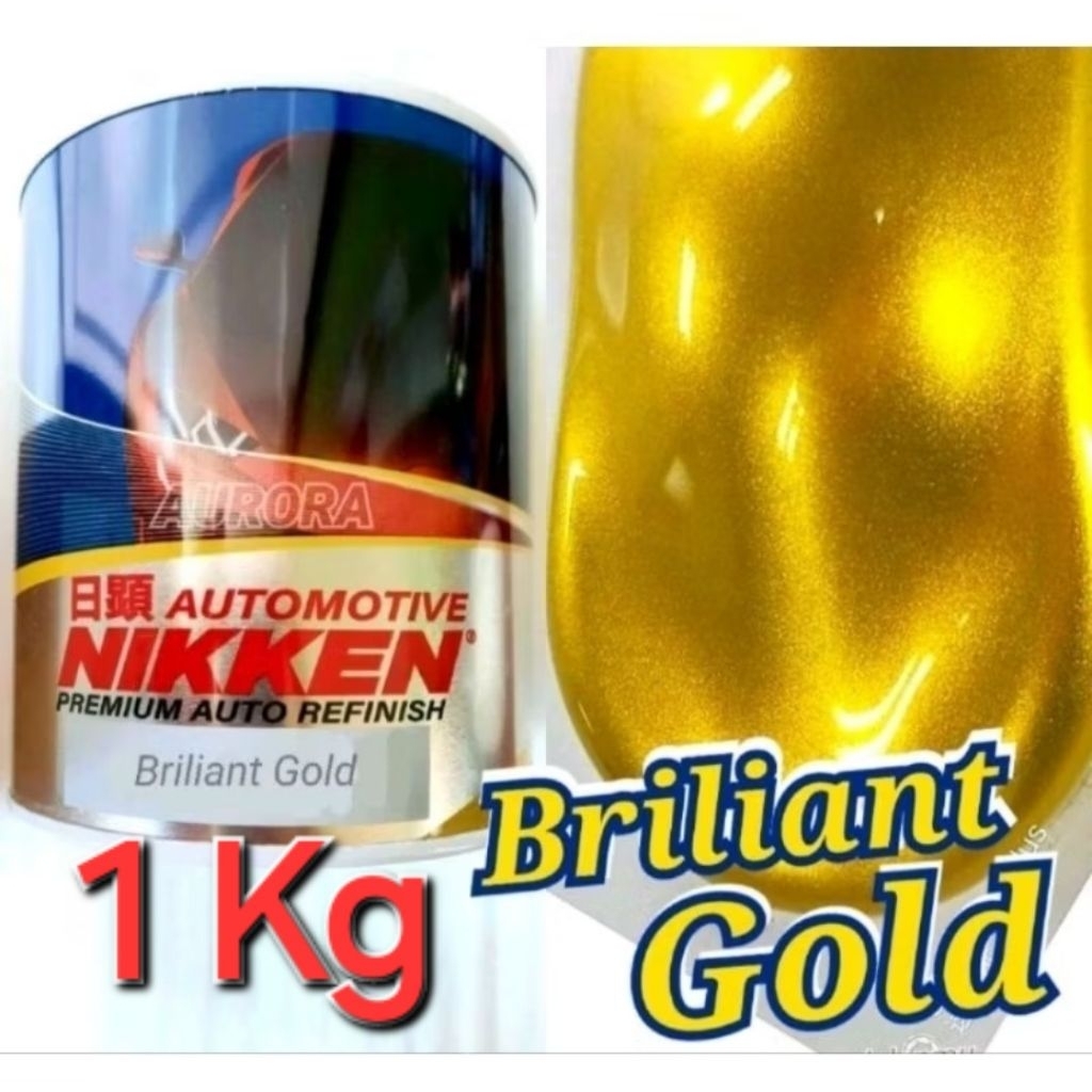 1kg Cat emas metallic Nikken cat emas duco Nikken