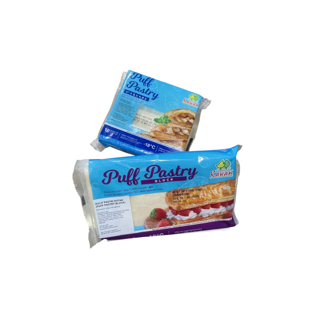 

KAWAN PUFF PASTRY SQUARE & BLOCK 10 PCS