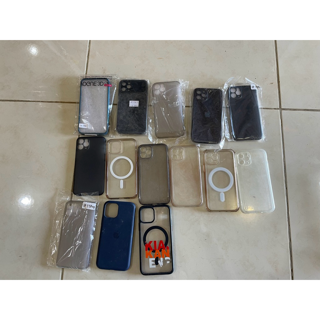 Soft Case iphone 11 Pro bekas borongan semua