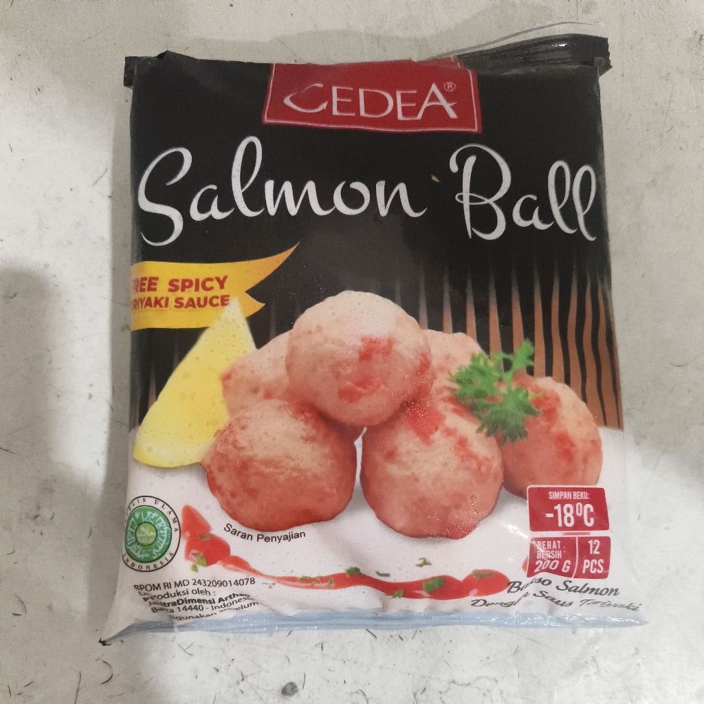 

Bakso Salmon / Baso Salmon / Bola Salmon / Salmon Ball Cedea 200gr
