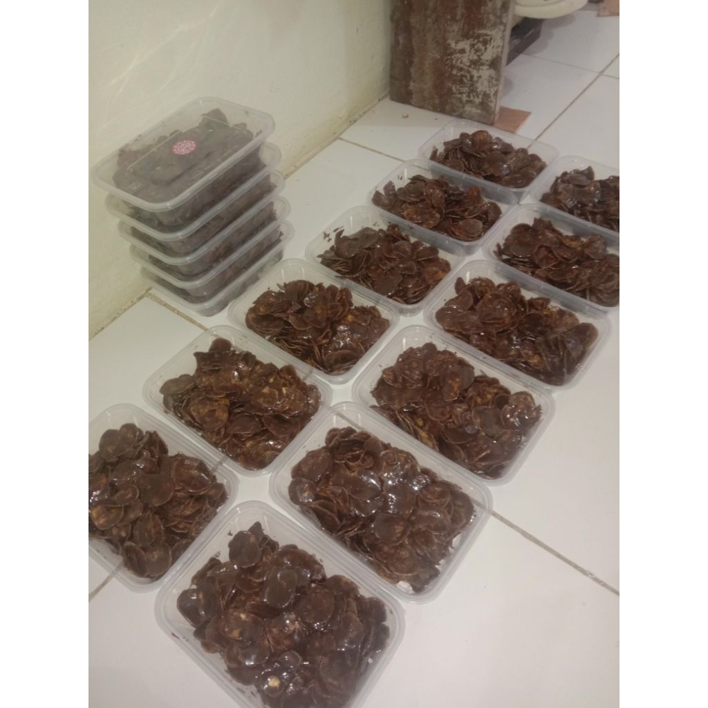 

kripik pisang coklat lumer