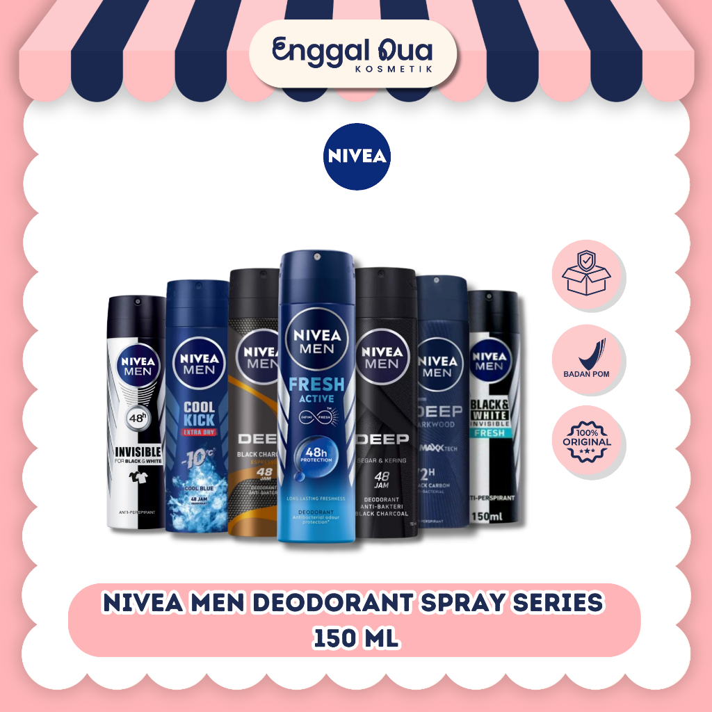 NIVEA MEN DEODORANT SPRAY 150ML / Nivea Men Personal Care Deodorant Spray 150ml