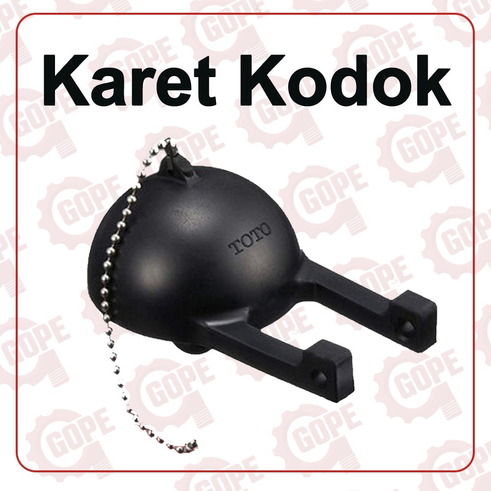 Karet Kodok Flapper Kloset Closet Toto