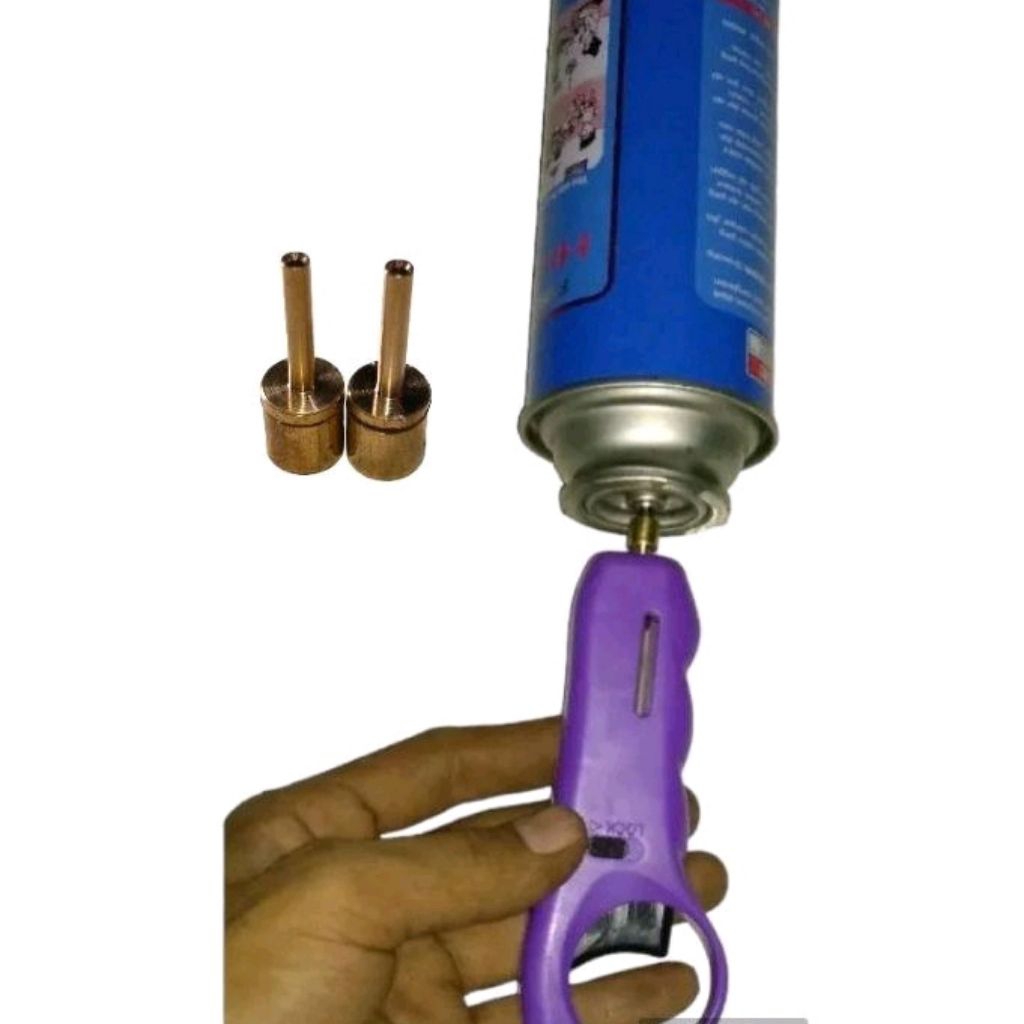 Alat isi ulang korek gas dari gas kaleng