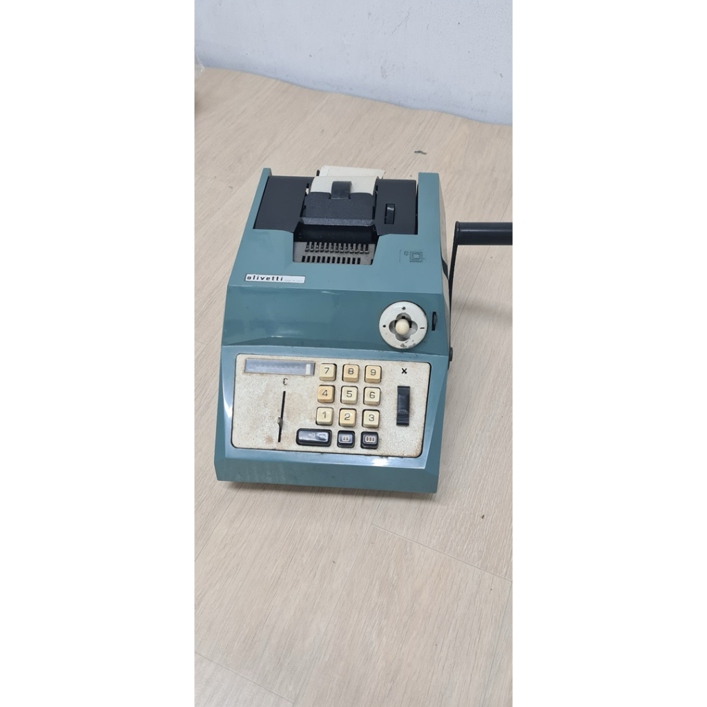 Mesin Kasir antik jadul olivetti, mesin kasir vintage, mesin kasir manual