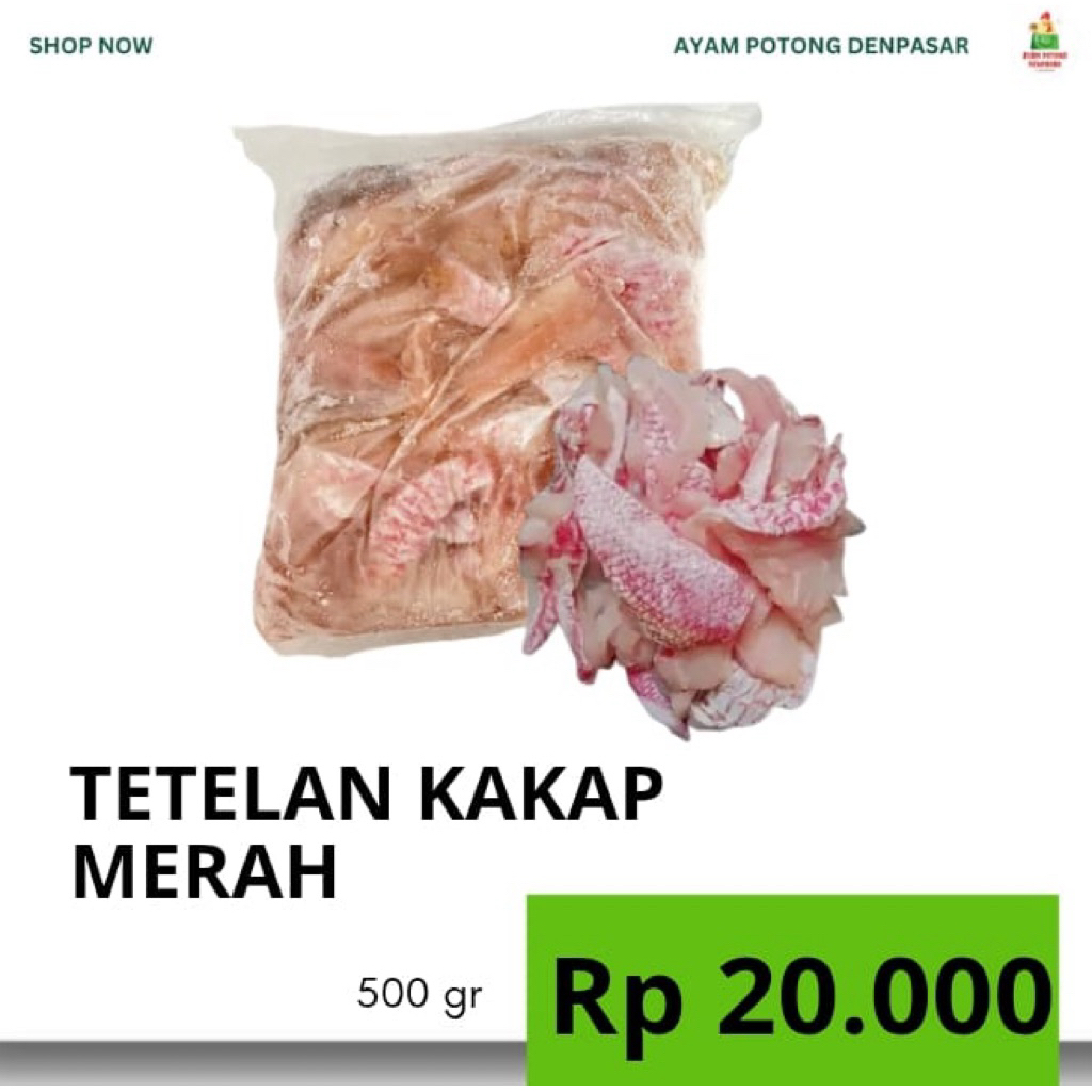 

TETELAN KAKAP MERAH 500gr