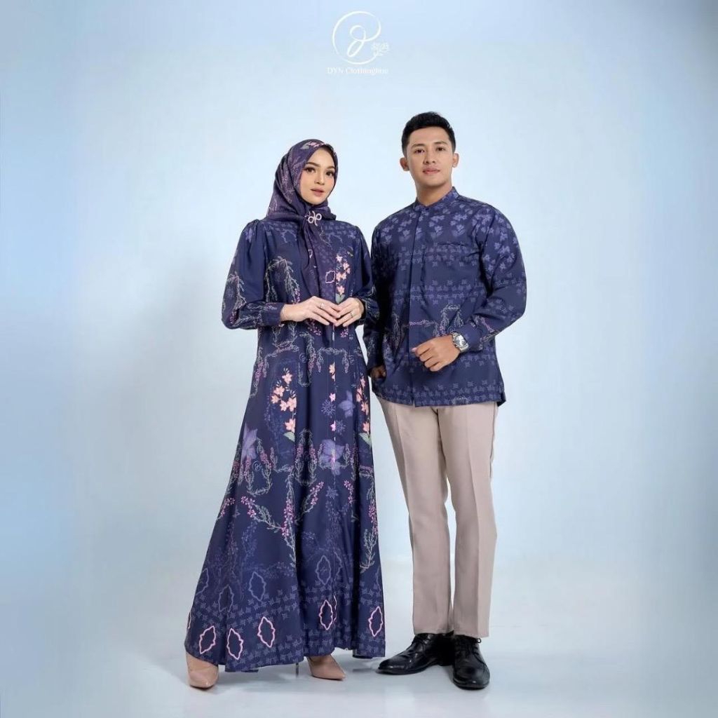 DYN CLOTHINGLINE | ZAHIRA DRESS & HUSEIN KOKO | MIDNIGHT COUPLE SERIES | FAMILY SET TERBARU