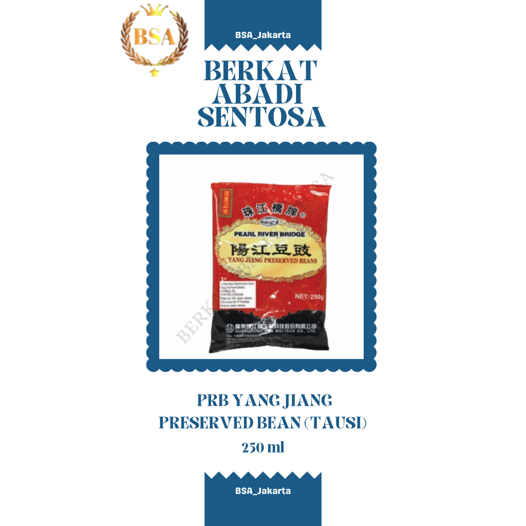 

PRB YANG JIANG PRESERVED BEAN / TAUSI ( 250 GR)