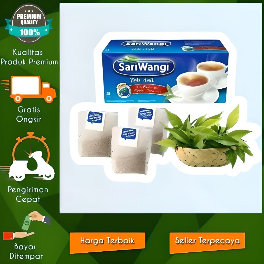 

SARIWANGI - Kemasan Kotak isi 25 bags - Aroma Wangi Asli Teh