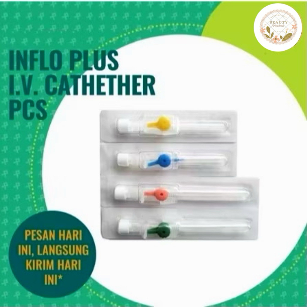 Inflo Plus Onemed IV Catheter Wing Abocath 18G  , 22G , 24G Per Pcs