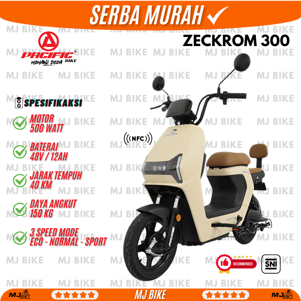 Sepeda Listrik PACIFIC ZECKROM 300 Electrik Bike 500 Watt New 2025 /NEW ZECKROM 500