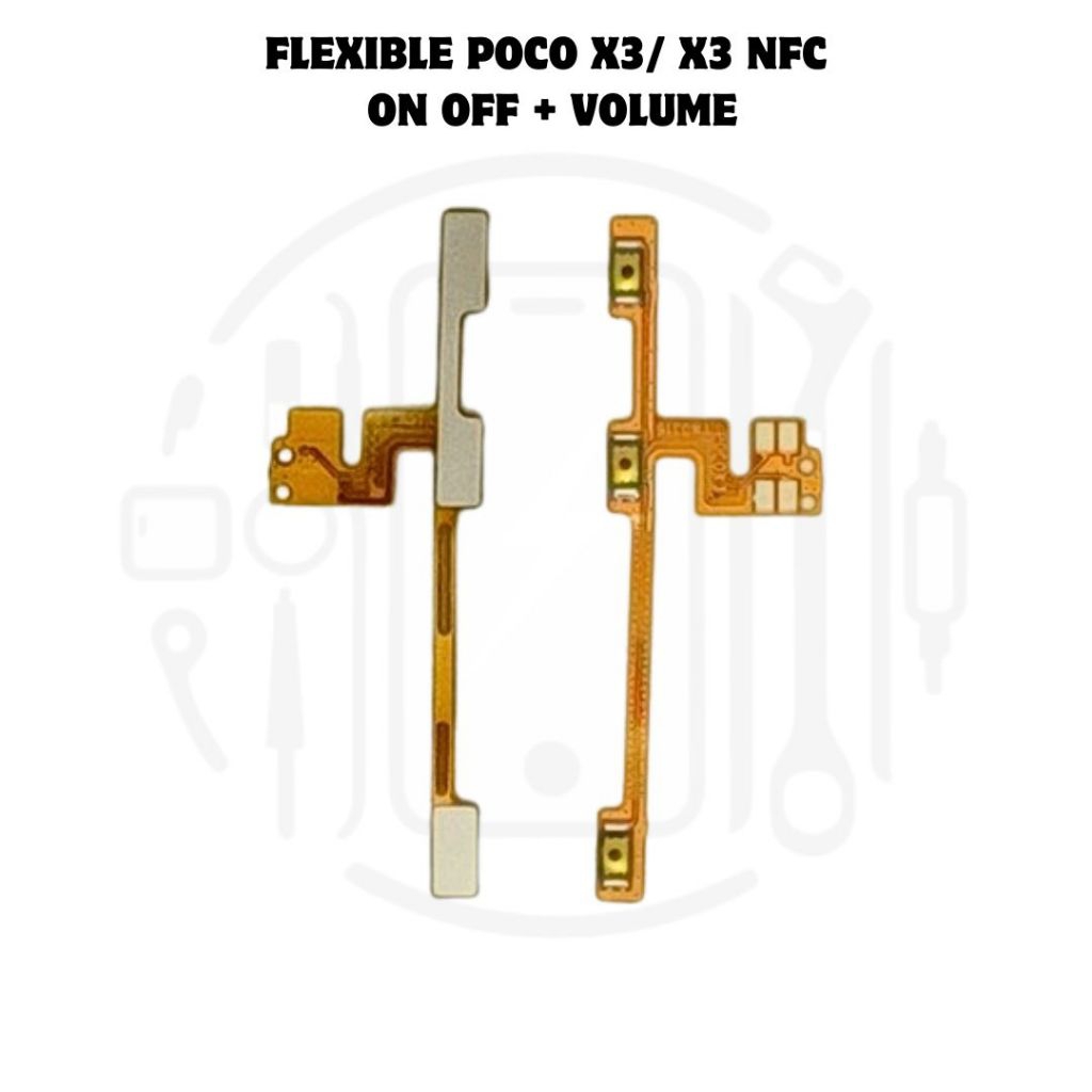 FLEXIBLE POCO X3/ X3 NFC ON OFF + VOLUME ORIGINAL QUALITY