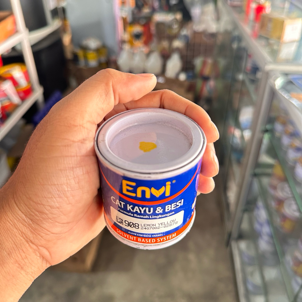 

ENVI Cat minyak kecil 100cc warna kuning