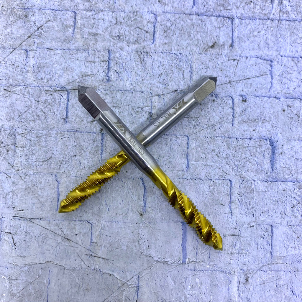 Tap M6 x 1 Spiral HSS Tin Coating baru..Tap M6x1 SP