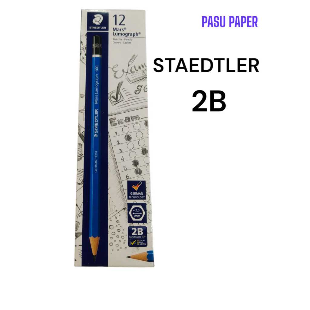 

Pensil 2B STAEDTLER Lumograph Pencil Komputer 2B - PCS