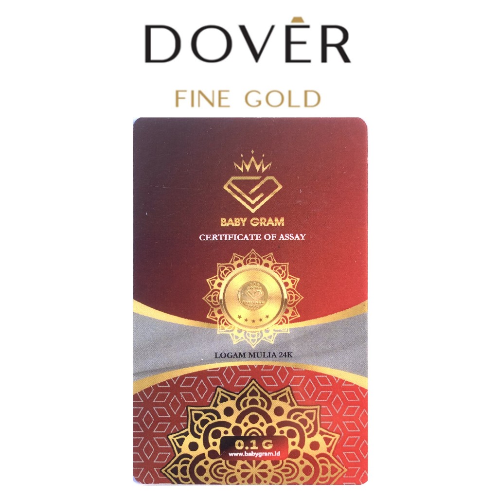 Logam Mulia Emas Mini Baby Gold Babygram 0.1 0,1 gram