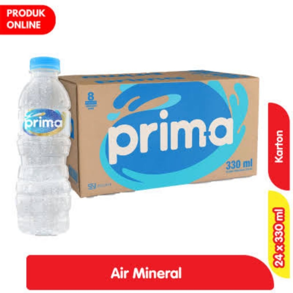 

Prima Air Mineral 330 ml ( 1 dus isi 24 botol )