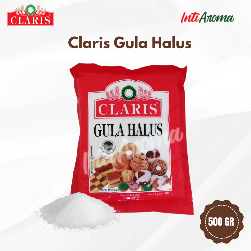 

Claris gula halus kemasan 500gr