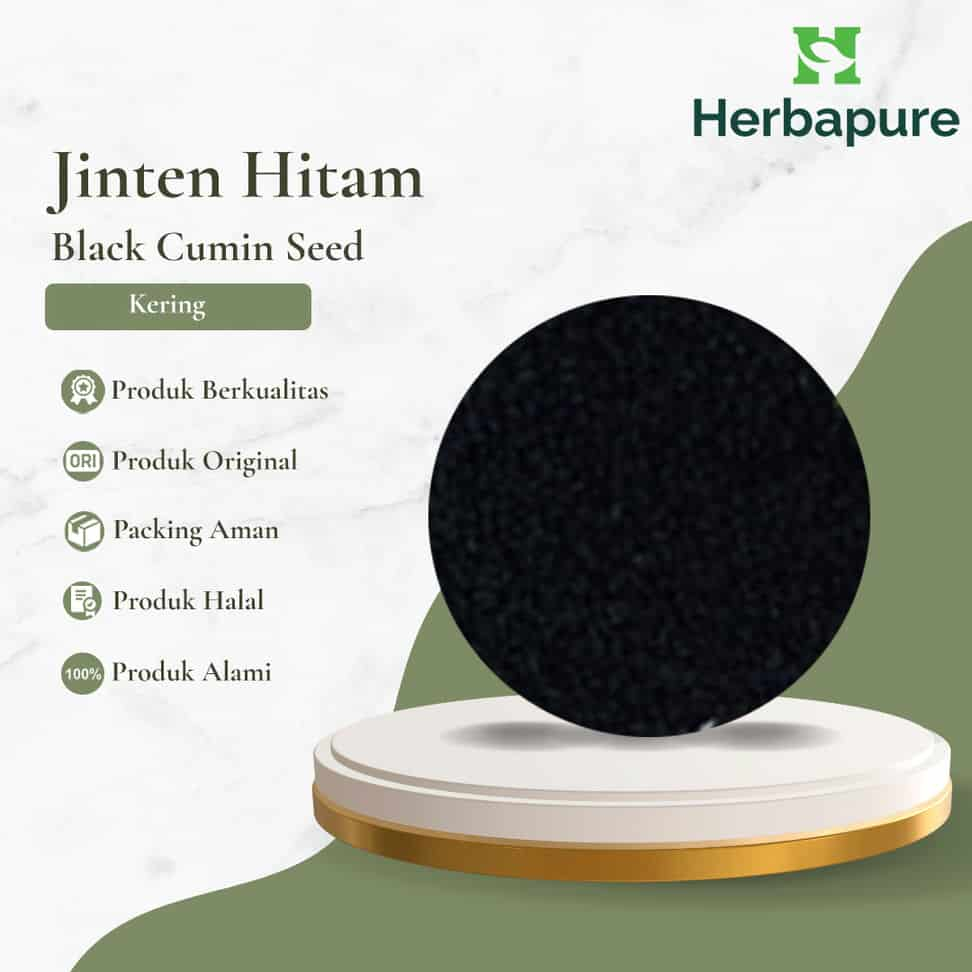 

Herbapure- Jinten Hitam / Habbatussauda Herbal Imun, Diabetes, Kolesterol | 100% Murni