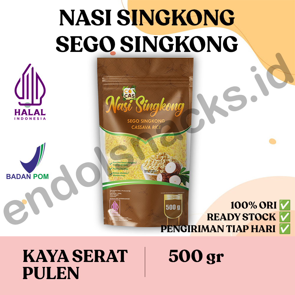 

BERAS SEGO SINGKONG CO CAS GITA 500GR Kemasan Baru