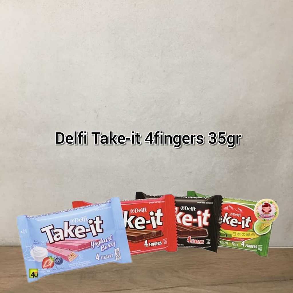 

Delfi take it 4F dark green tea milk yohurt chocolate 35 gram eceran ( SCP )
