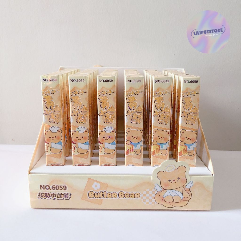 

Butter Bear Blind Box Pen M Per Pcs Ketebalan 0.5mm