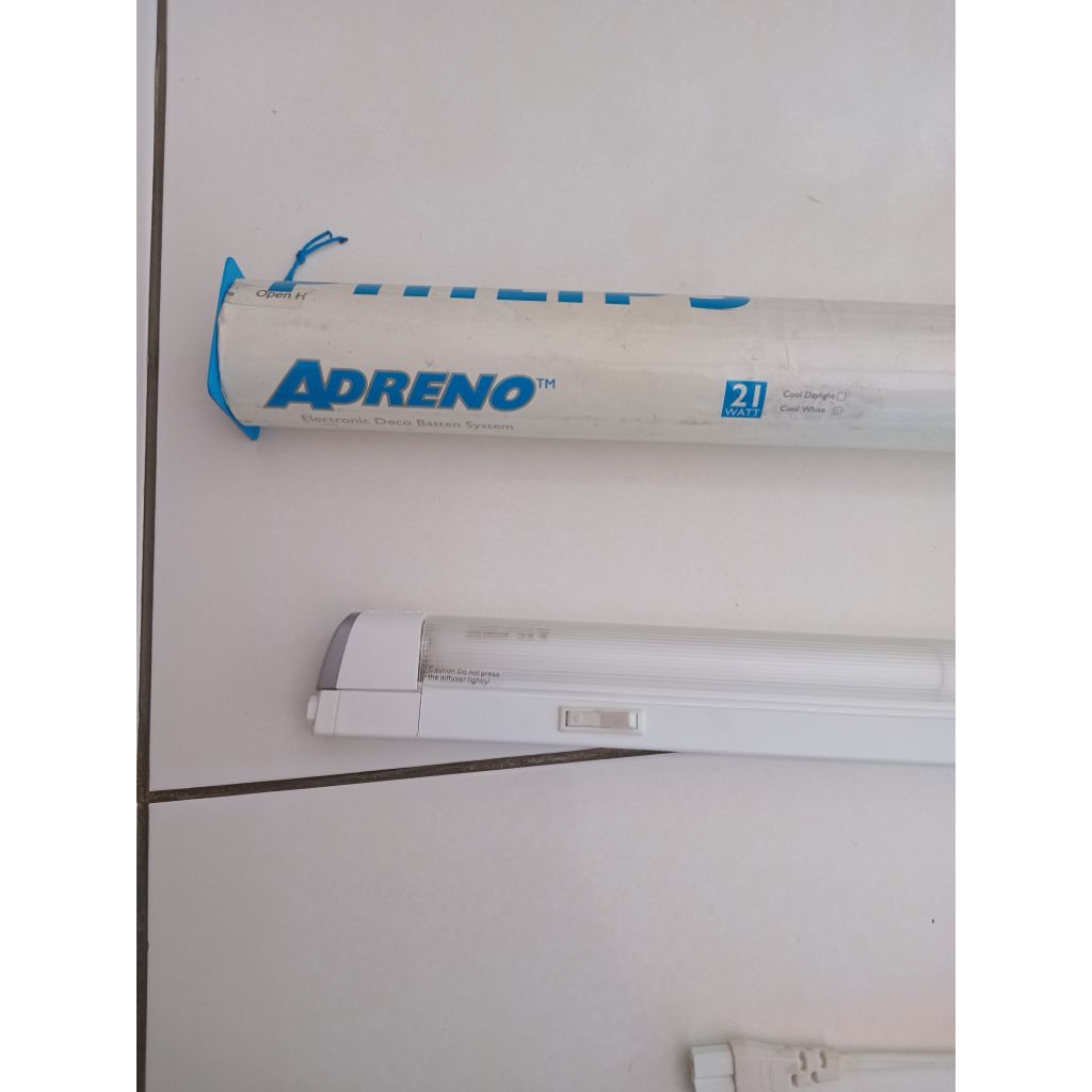 lampu set TL 8 neon adreno 21 watt philips