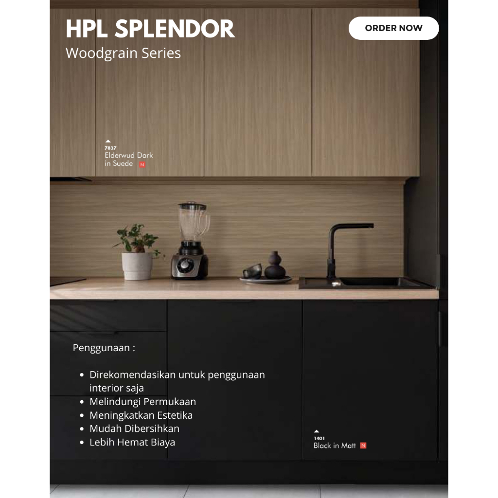 HPL Splendor Woodgrain Series - Harga Perlembar