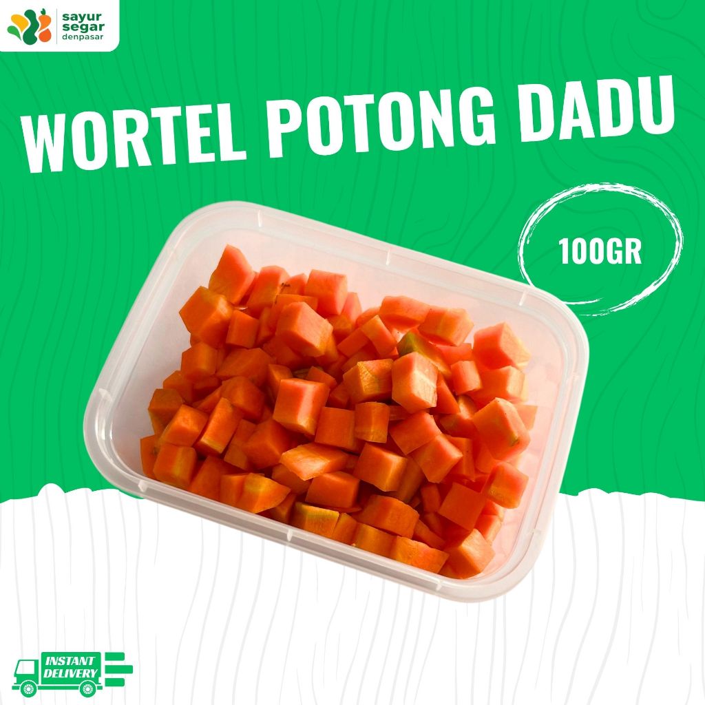 

Wortel Potong Dadu 100gr - Sayur Segar Denpasar