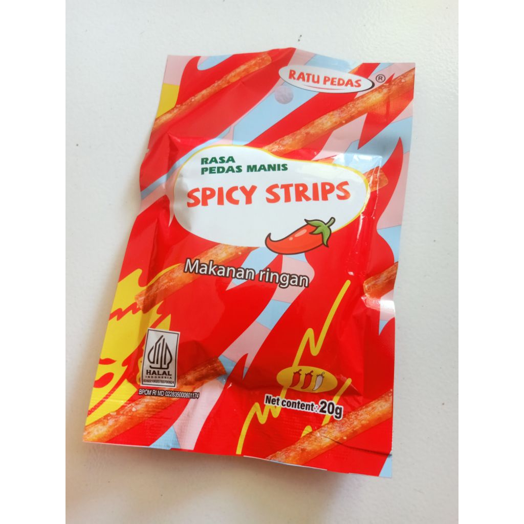 

Latiaw ratu pedas 1pack isi 20pcs