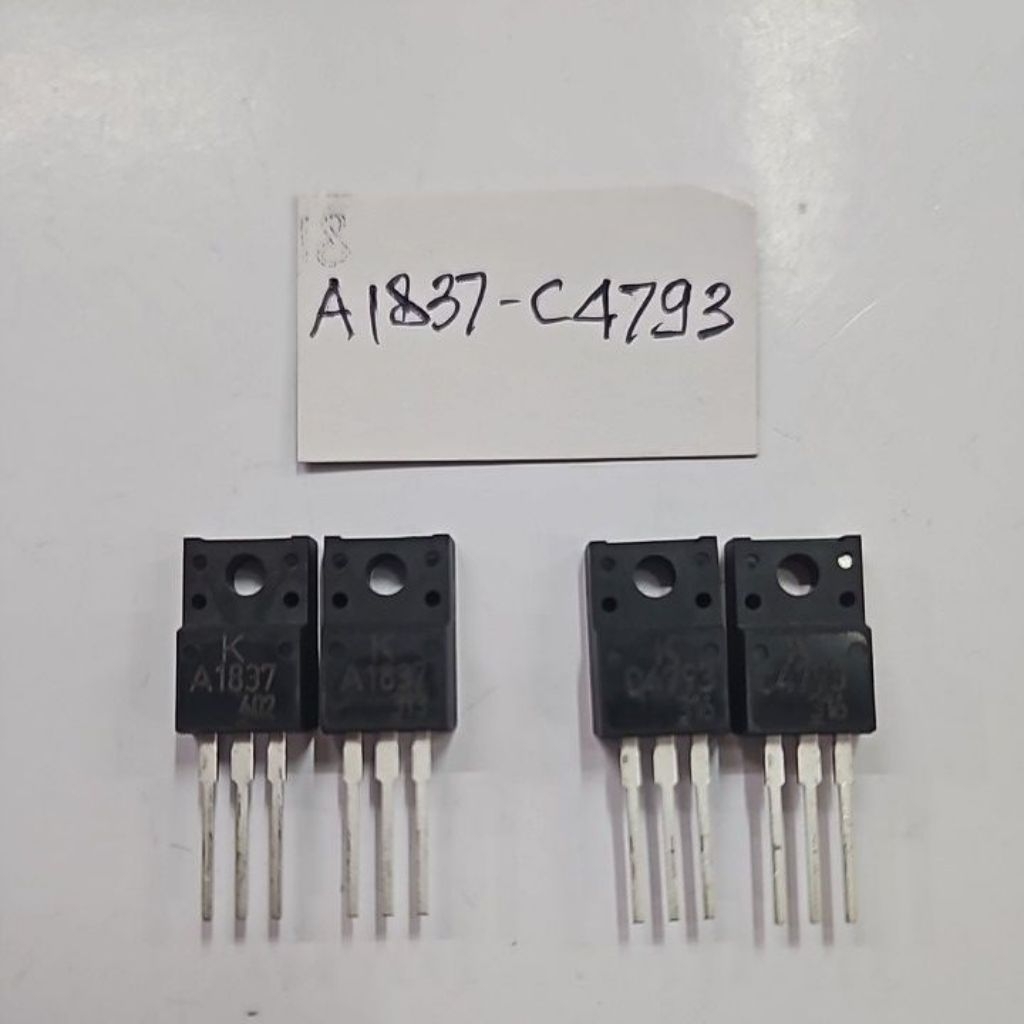 TR TRANSISTOR SA 1837 & SC 4793 SET A1837 C4793