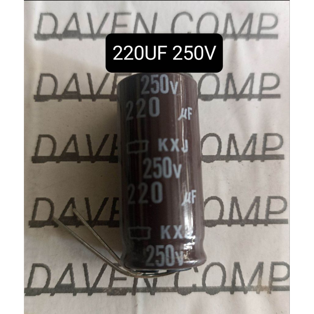 ELCO 220UF 250V ELKO 220 UF 250 VOLT KAPASITOR 220UF 250VOLT