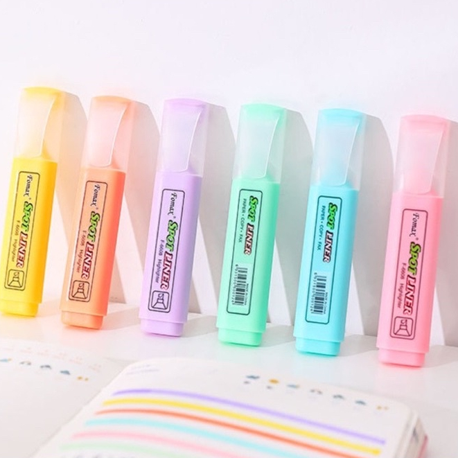 

Pastel Color Highlighter / Stabilo / Textliner • Kiku Stuffs