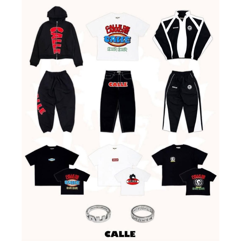 [100% ORIGINAL] HOODIE & TRACKTOP & TRACKPANTS & DENIM & SWEATPANTS & T SHIRT CALLE DE LARACHE