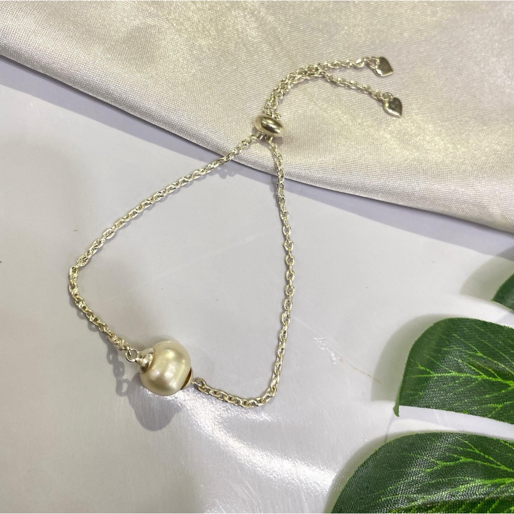 TERBARU || Gelang serut perak 925 || Gelang serut mutiara lombok asli || Gelang wanita || Gelang vir