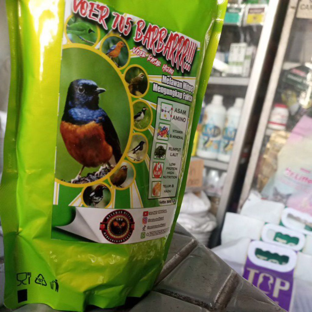 VOER 705 BARBARRR  VOER KASAR HIJAU