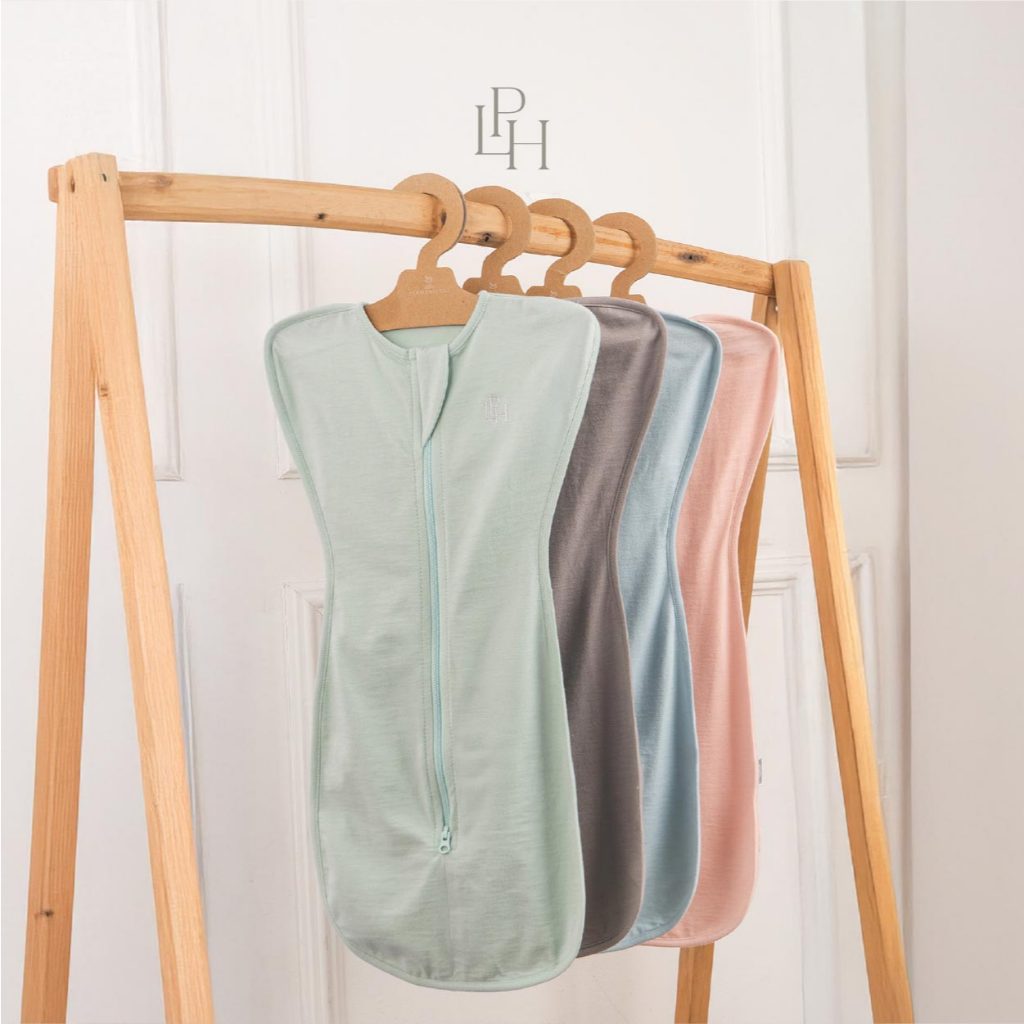 NT1 Little Palmerhaus Instan Swaddle Bedong Instan Bedong Bayi Bedong Little Palmerhaus