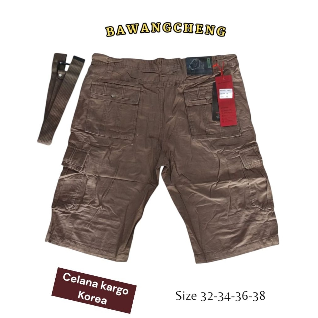 Celana kargo pendek BAWANGCENG celana pendek kargo cowok