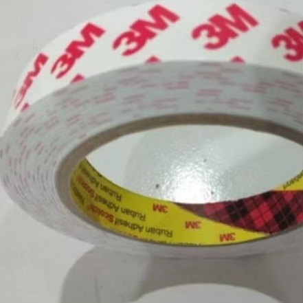 

double tape 3m foam pe 18mm x 4m perekat foam white / putih