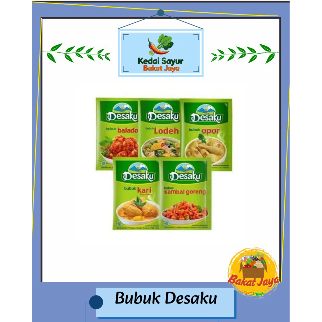 

Bubuk Desaku -Netto 12,5gr