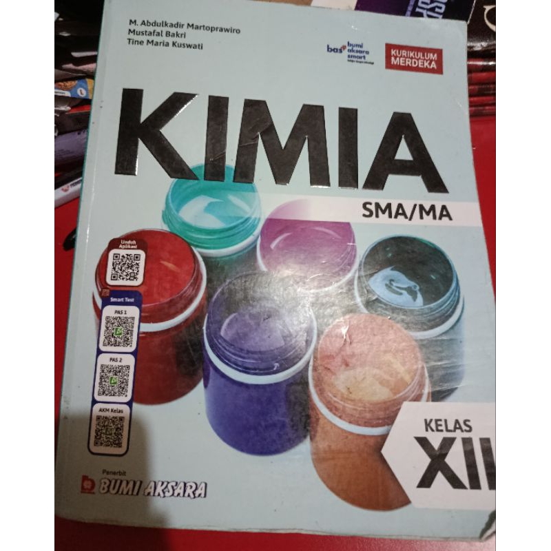 Buku kimia bumi aksara kurikulum merdeka kurmer kelas 12